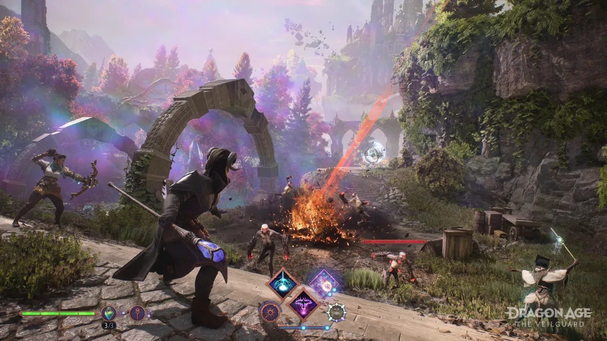 image of Dragon Age: The Veilguard gameplay showing Dragon Age: the Veilguard system requirements