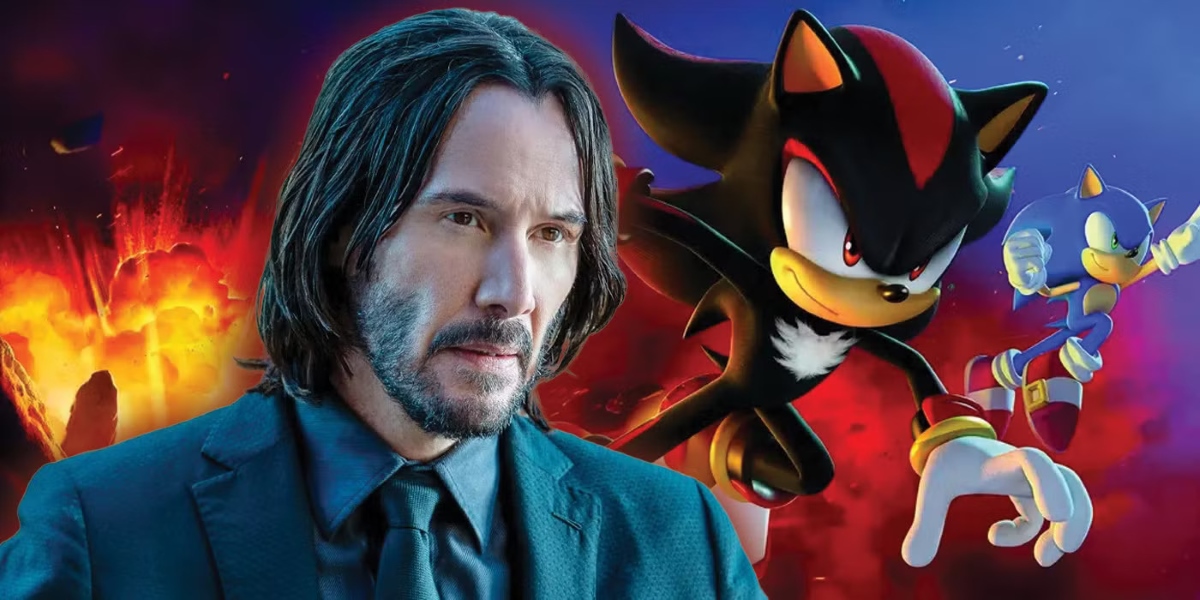 image of Keanu Reeves and Shadow in Sonic x Shadow Generations DLC