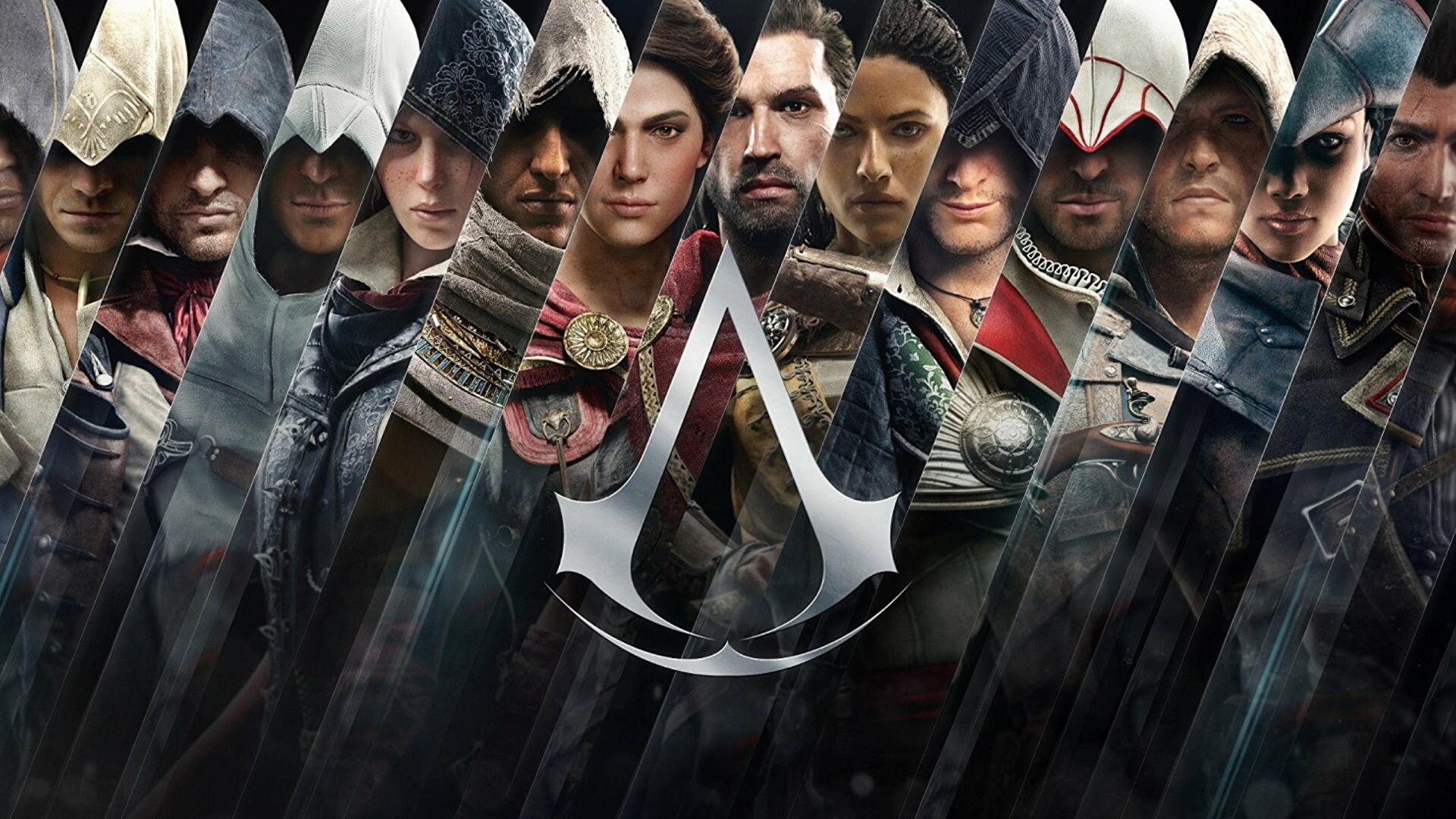 The main characters from Assassin's Creed by Ubisoft