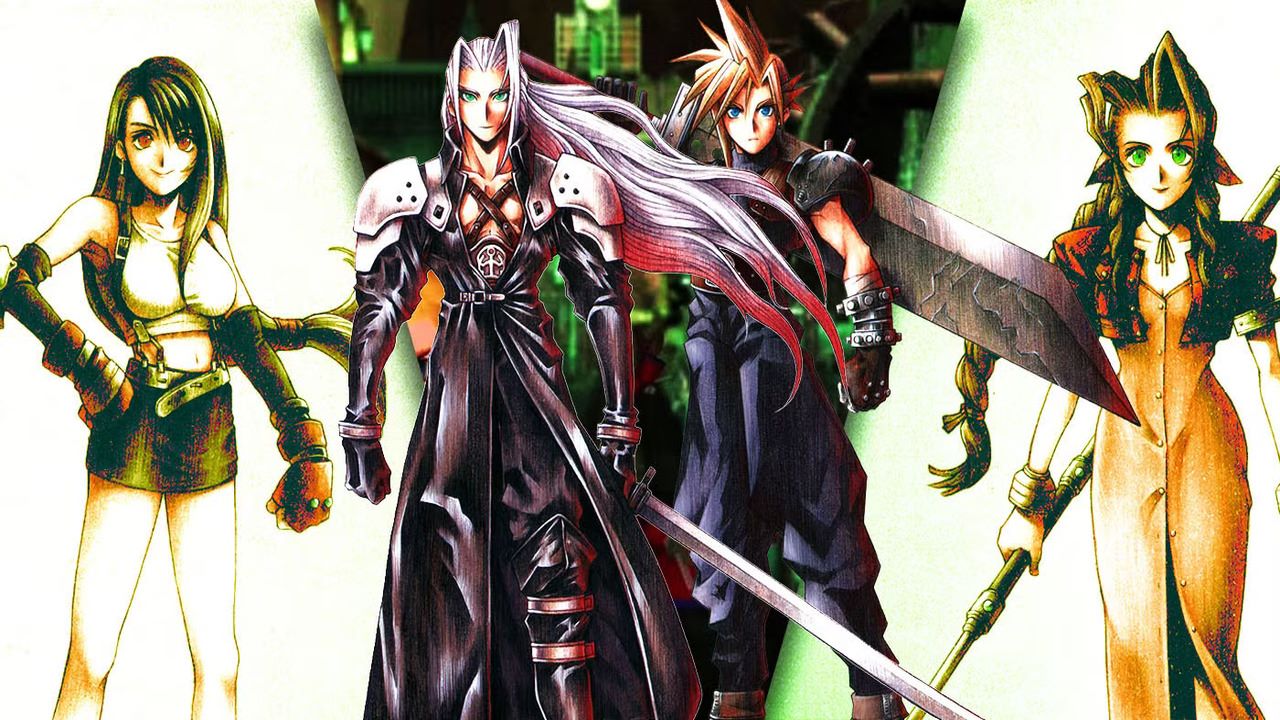 image of original Final Fantasy 7 party retained after the Final Fantasy 7 Biggest Skip