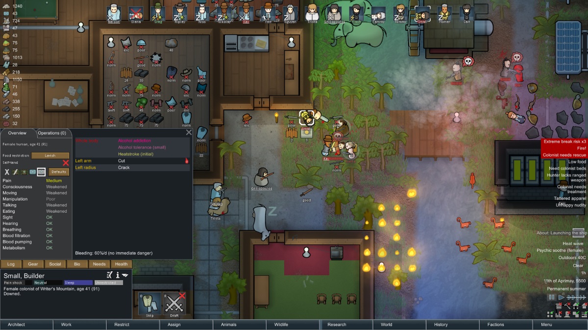 image of Rimworld one of the games like The Sims PC on this list