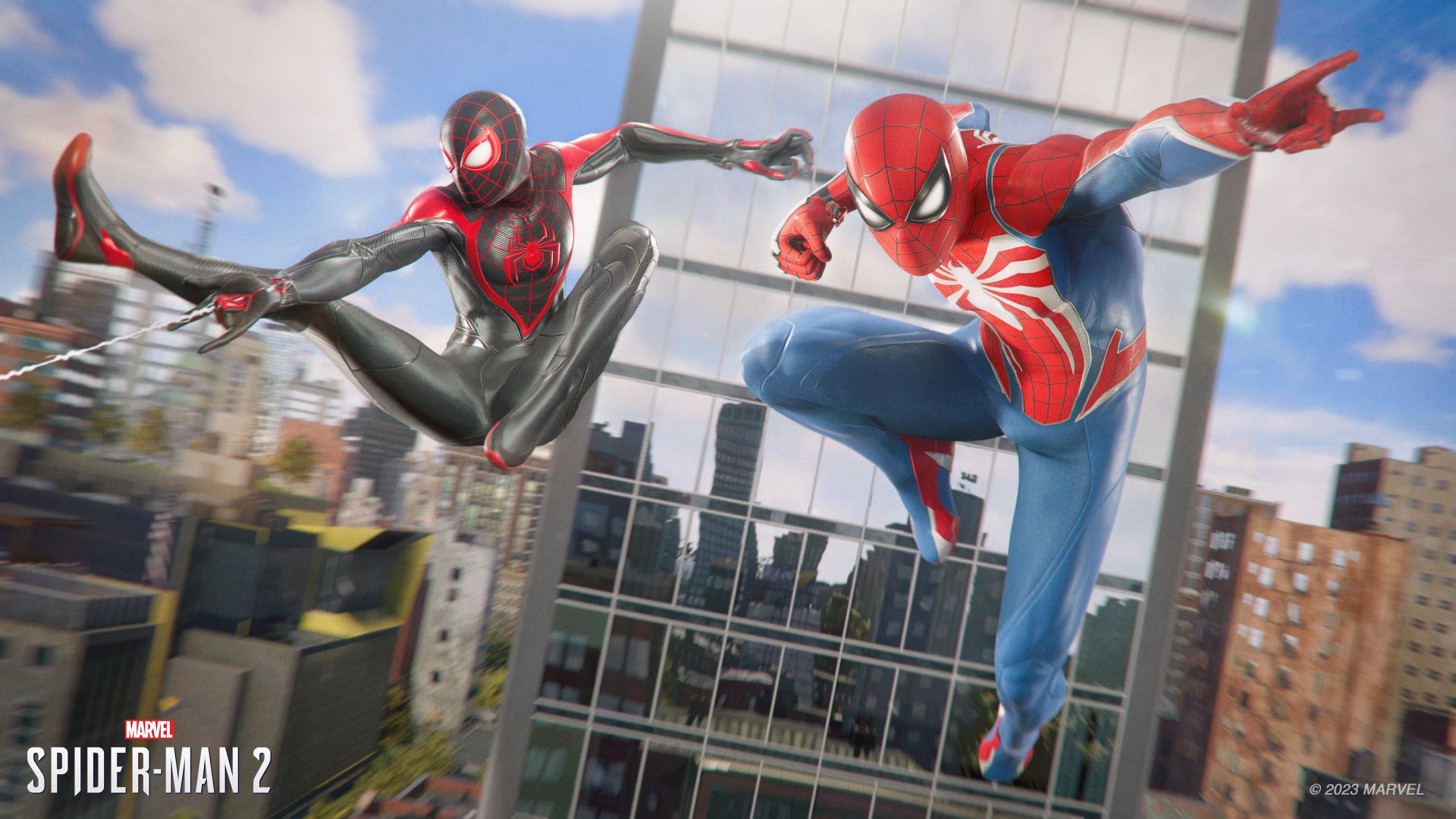 image of the new Spider-Man 2 graphics update flexing its fidelity