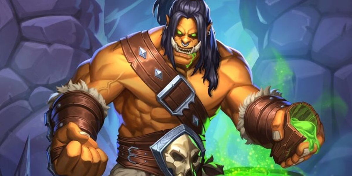 image of Grommash Hellscream enjoying a drink from a green sizzurp for the World of Warcraft Mountain Dew collab