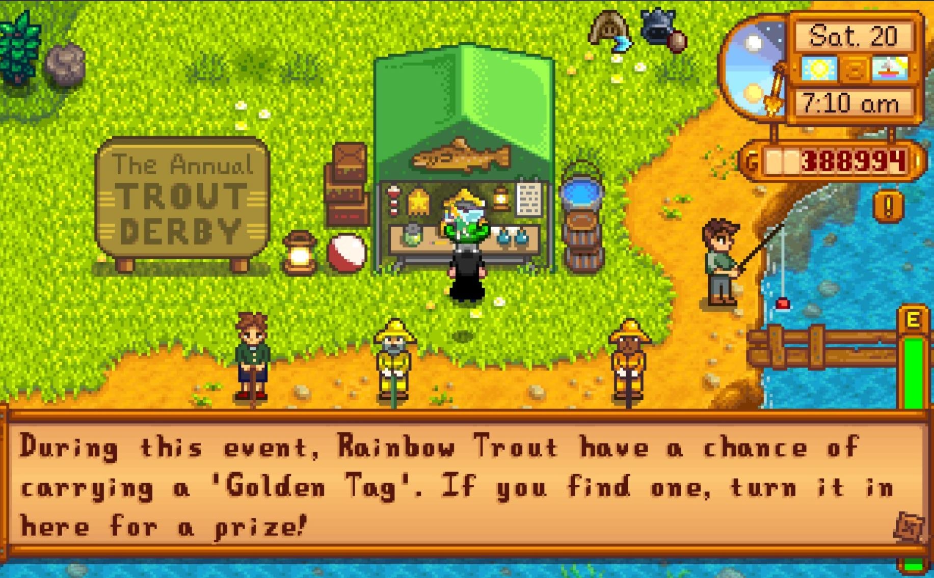 Stardew Valley trout derby