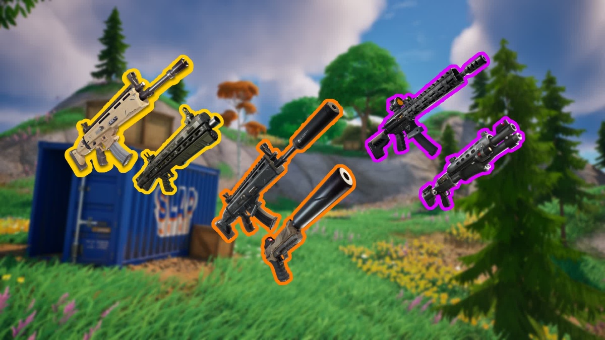 image of Fortnite weapons