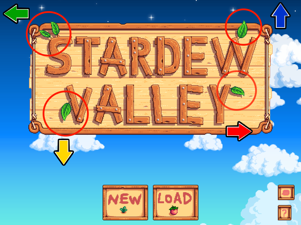 An image teaching how to access the Stardew Valley Mobile Multiplayer through the main menu