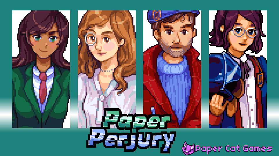 A banner image of Paper Perjury Detective Game by Paper Cat Games