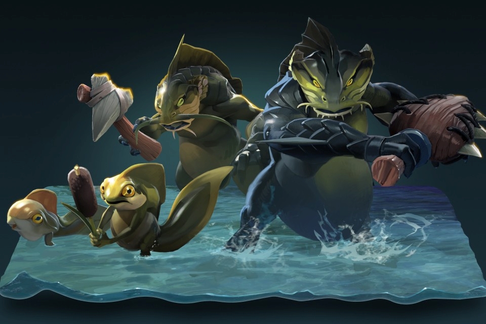 image of new creeps from the Dota 2 new map