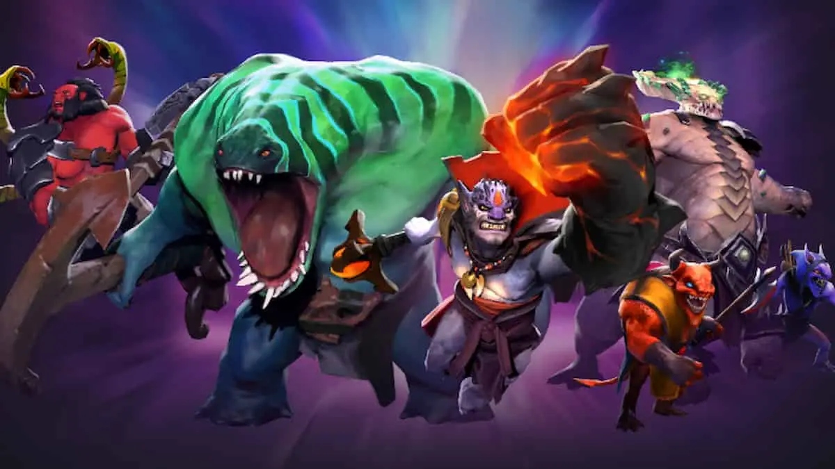 image of characters in Dota 2