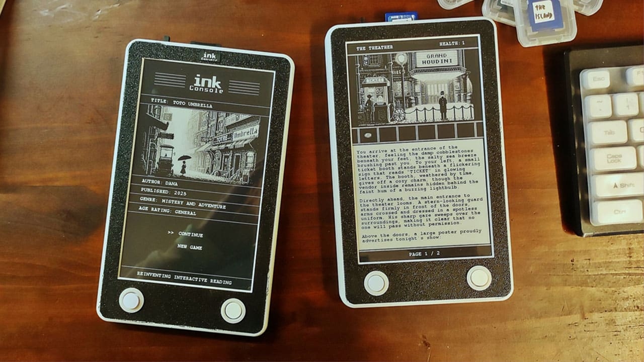 image of two Ink Console e-readers