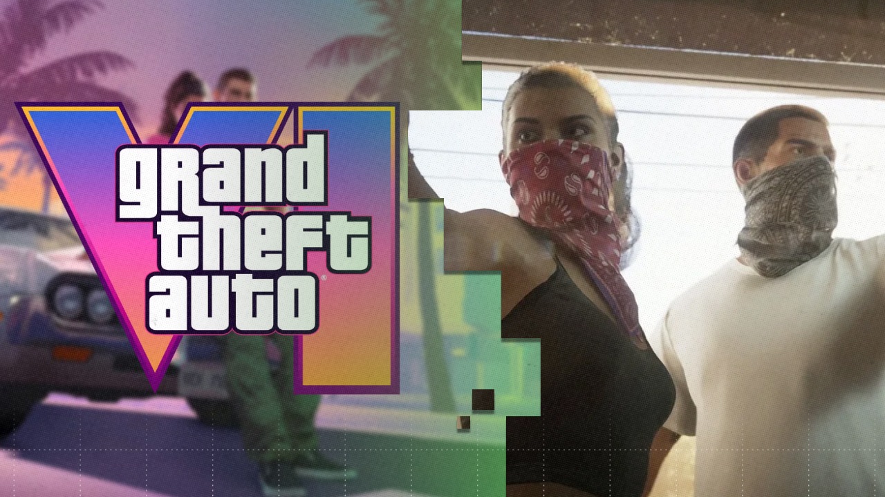 Is GTA 6 Worth It? Everything We Know About the Game So Far featured image for GameEels article about Is GTA 6 Worth It with Jason Duval and Lucia Caminos plus the GTA 6 logo